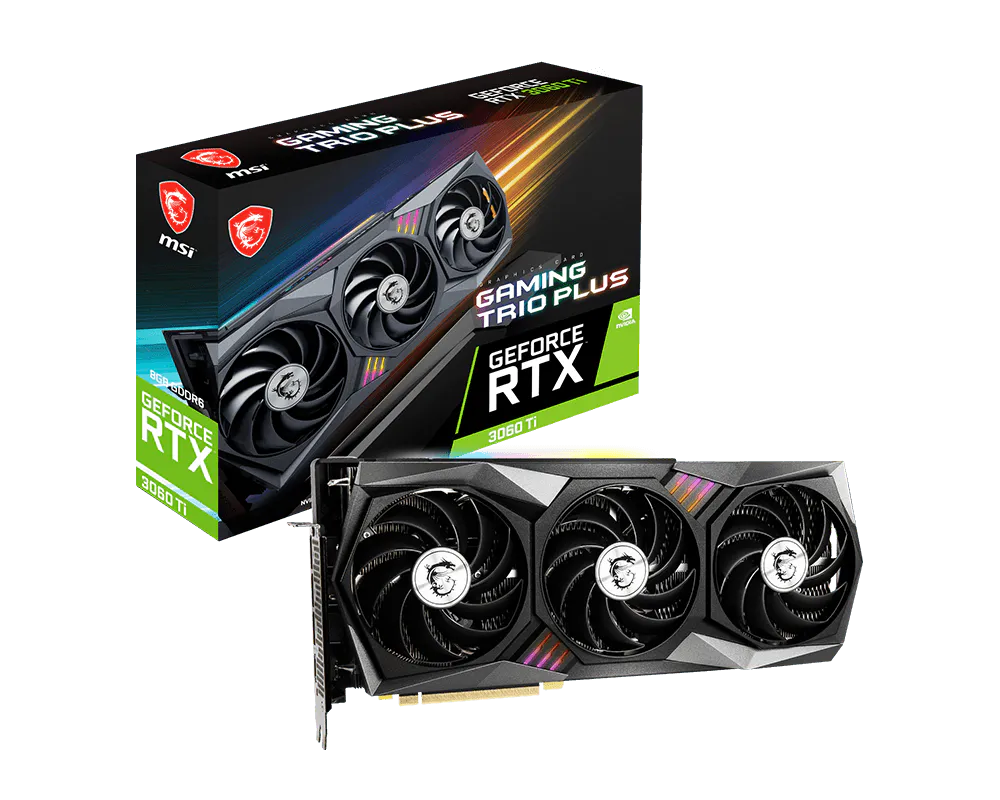 MSI GeForce RTX 3060 Ti GAMING TRIO PLUS 8G LHR